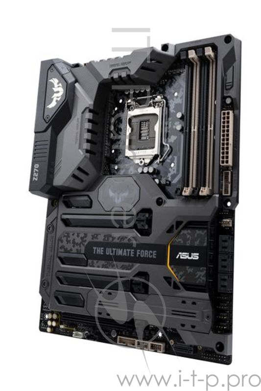 Мат. плата Socket1151 ASUS TUF Z270 MARK 1 (iZ270, 4xDDR4, M.2, SATA III, RAID, 3xPCI-E, HDMI, DP, 2x1Гбит LAN, USB3.1, ATX)