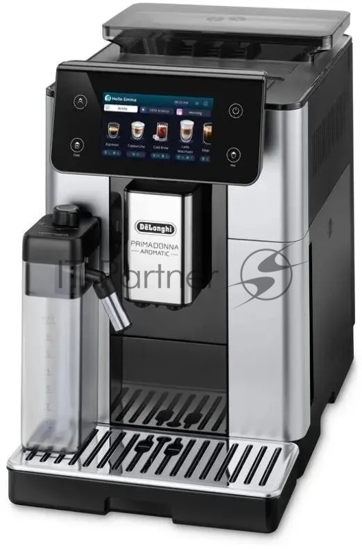 Кофемашина Delonghi ECAM630.55.SM 1450Вт черный/серебристый