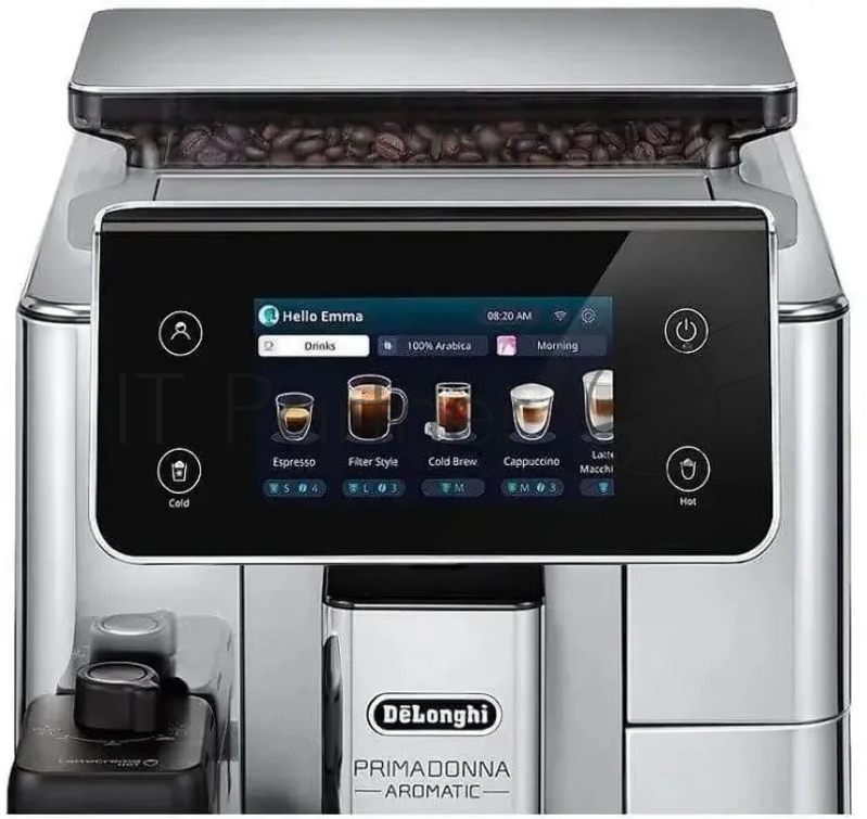 Кофемашина Delonghi ECAM630.55.SSM 1450Вт черный/серебристый