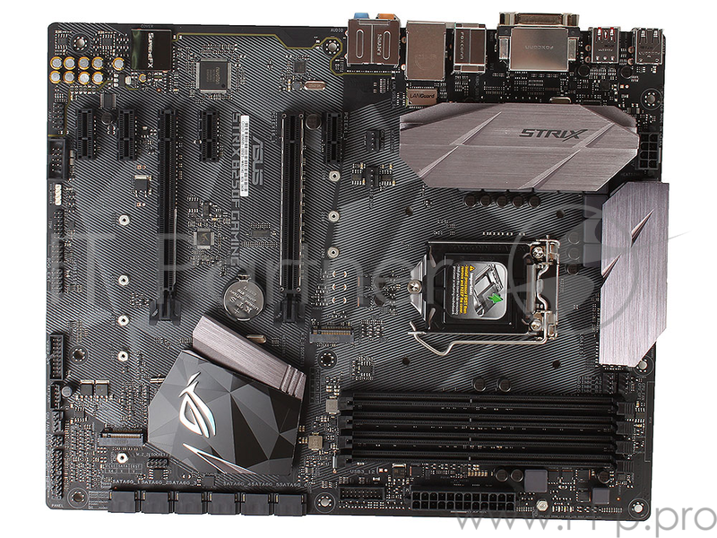 Мат. плата Socket1151 ASUS STRIX B250F GAMING (iB250, 4xDDR4, M.2, SATA III, 2xPCI-E, DVI, HDMI, DP, 1Гбит LAN, USB3.1, ATX)