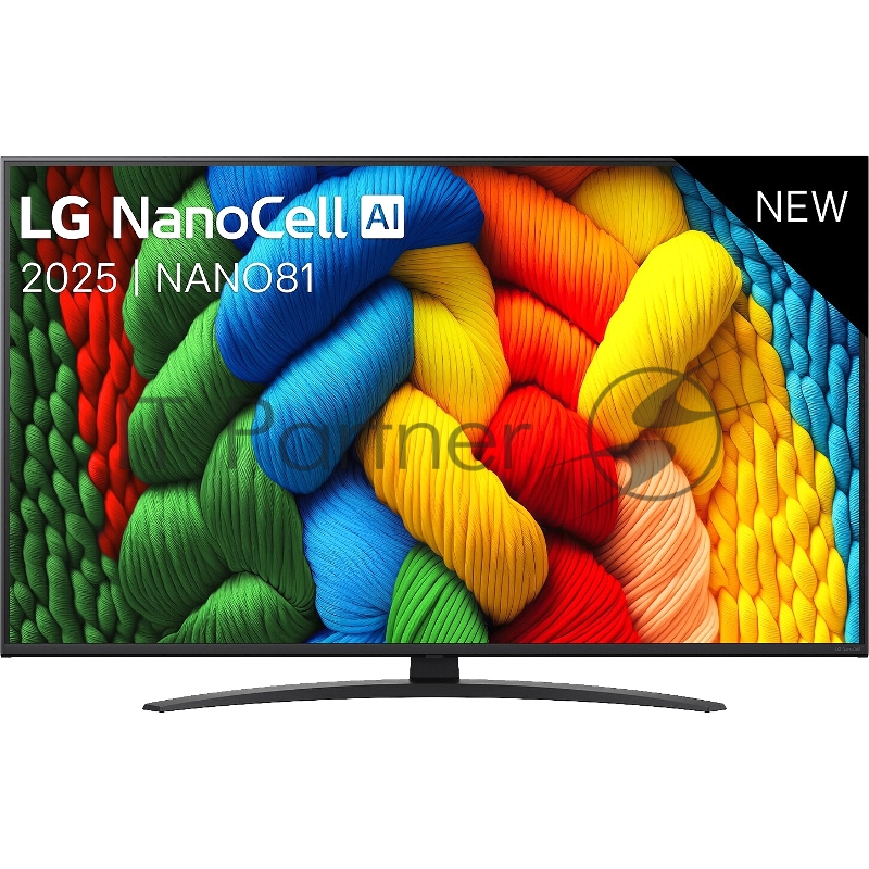 Телевизор LG 50 50NANO81A6A черный Direct LED 4K UHD 60Hz webOS
