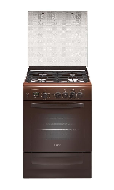 Плита газовая Gefest ПГ 6100-04 0003 коричневый, конфорок 4 шт, духовка 52 л, 60 см x 85 см x 60 см