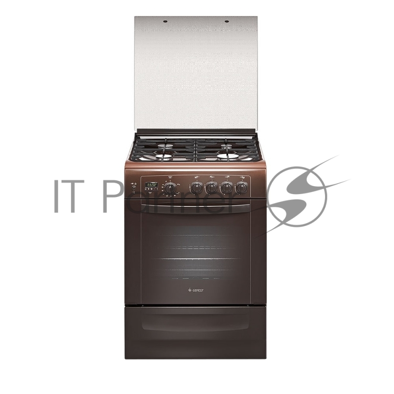 Плита газовая Gefest ПГ 6100-04 0003 коричневый, конфорок 4 шт, духовка 52 л, 60 см x 85 см x 60 см