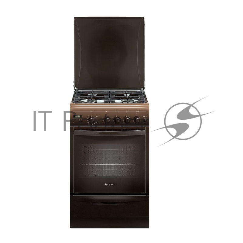 Плита газовая Gefest ПГ 5100-03 0001 коричневый, конфорок 4 шт, духовка 52 л, 50 см x 85 см x 58.5 см