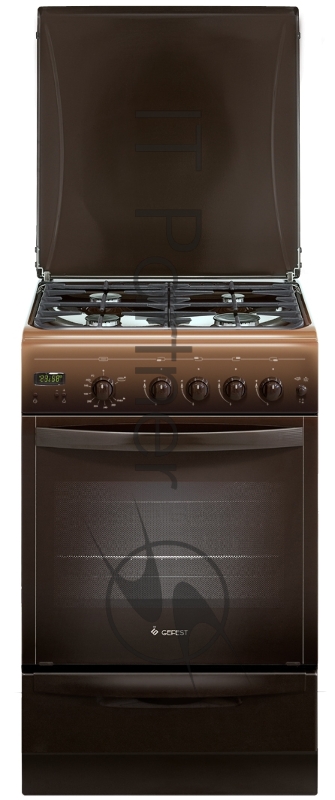Плита газовая Gefest ПГ 5100-03 0001 коричневый, конфорок 4 шт, духовка 52 л, 50 см x 85 см x 58.5 см