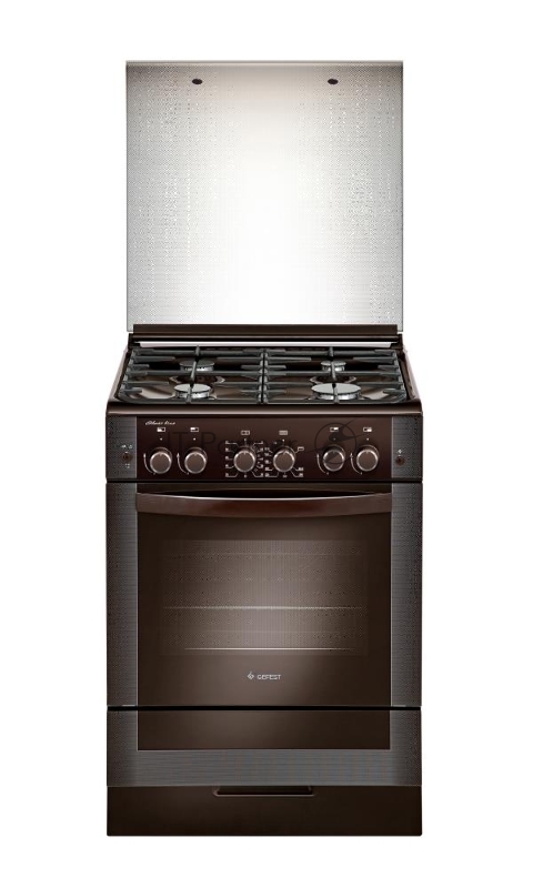 Плита газовая Gefest ПГ 6300-02 0047 коричневый, конфорок 4 шт, духовка 52 л, 60 см x 85 см x 60 см