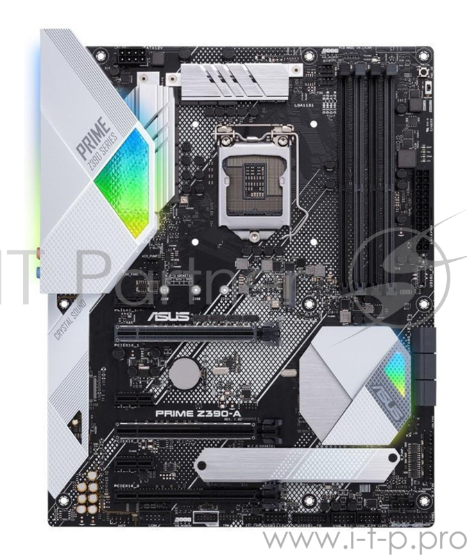 Мат. плата Socket1151 ASUS PRIME Z390-A (iZ390, 4xDDR4, M.2, SATA III, RAID, 3xPCI-E, HDMI, DP, 1Гбит LAN, USB3.1, ATX)