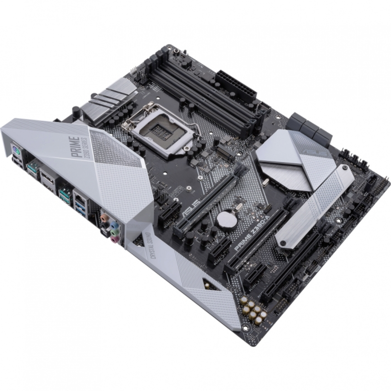 Мат. плата Socket1151 ASUS PRIME Z390-A (iZ390, 4xDDR4, M.2, SATA III, RAID, 3xPCI-E, HDMI, DP, 1Гбит LAN, USB3.1, ATX)