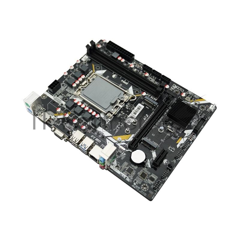 Материнская плата CBR H610M Chipset H610, Socket 1700, 2*DDR4, mATX, VGA+HDMI, 1*PCIEx16,2*PCIEx1,1*M.2(PCIe NVMe Gen3 x4 ), 3*SATA3, 2*USB2.0 + 2*USB3.0, LAN 1Gb