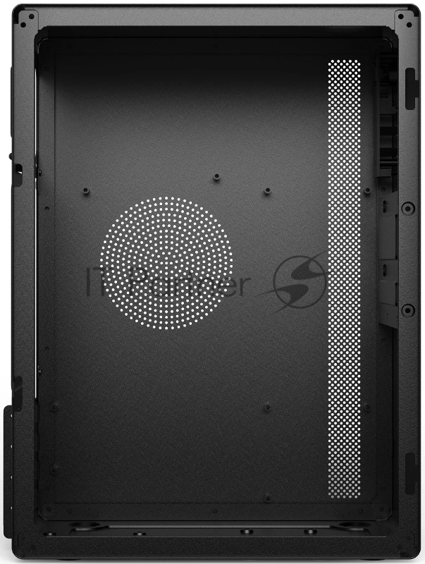 Компьютерный корпус CBR mATX Minitower V201, без БП, 2*USB 2.0, HD Audio+Mic, Black PCC-MATX-V201-WPSU