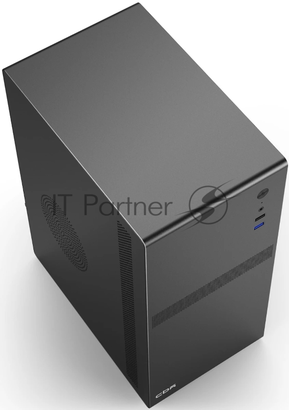 Компьютерный корпус CBR mATX Minitower V203, без БП, 1*USB 3.0, 1*USB 2.0, HD Audio+Mic, Black PCC-MATX-V203-WPSU