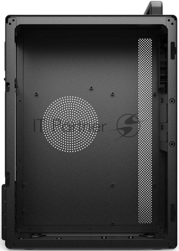 Компьютерный корпус CBR mATX Minitower V205, без БП, 1*USB 3.0, 1*USB 2.0, HD Audio+Mic, ручка, каркас металл 1.8мм, Black PCC-MATX-V205-WPSU