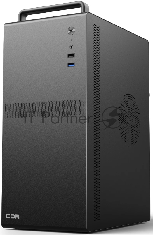 Компьютерный корпус CBR mATX Minitower V205, без БП, 1*USB 3.0, 1*USB 2.0, HD Audio+Mic, ручка, каркас металл 1.8мм, Black PCC-MATX-V205-WPSU