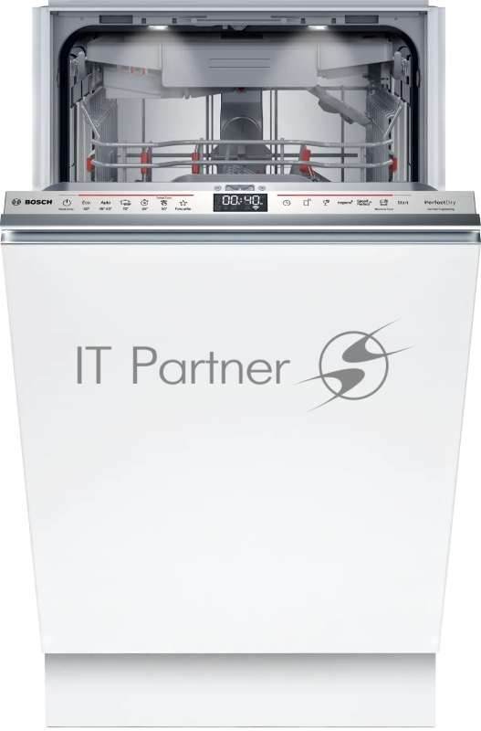 Встраиваемая посудомоечная машина Bosch SPV8ZMX06Q 45см.с Zeolith,Time Light, SilencePlus Класс A-А-A уровень шума 42 дБ 6 прогр.:Eco 50 °C, Auto 45-65 °C, Intensive 70 °C, 5 спец.функций: Remote Start, Shine & Dry, Hygiene+,