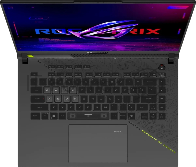 Ноутбук Asus ROG Strix G16 G614PM-S5097 Ryzen 9 8940HX 32Gb SSD1Tb NVIDIA GeForce RTX 5060 8Gb 16 IPS WQXGA (2560x1600) без ОС d.green WiFi BT Cam (90NR0KW8-M00590)