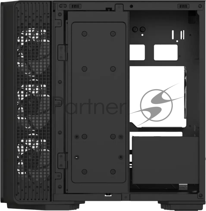 Корпус Formula Crystal Z7 черный без БП ATX 11x120mm 4x140mm 1xUSB3.0 1xUSB3.1 audio bott PSU