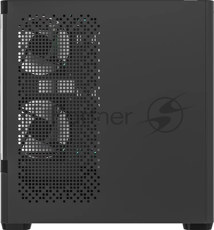 Корпус Formula Crystal U1M черный без БП mATX 1xUSB3.0 1xUSB3.1 audio bott PSU