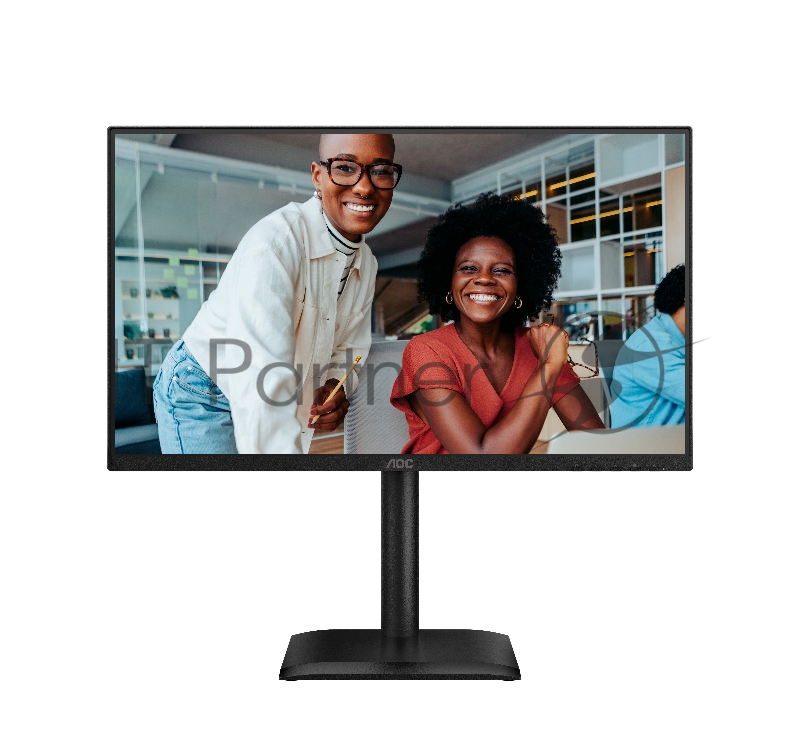 Монитор 23.8 AOC 24E4CV IPS 1920x1080, 120 Гц, 4 мс, 16:9, 300 кд/м², HDMI, DP 1.4, USB-C (90 Вт), 4xUSB 3.2, 3.5 Jack, USB Hub (4x USB 3.2), HDR10, Adaptive-Sync, черный