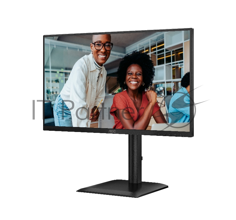 Монитор 23.8 AOC 24E4CV IPS 1920x1080, 120 Гц, 4 мс, 16:9, 300 кд/м², HDMI, DP 1.4, USB-C (90 Вт), 4xUSB 3.2, 3.5 Jack, USB Hub (4x USB 3.2), HDR10, Adaptive-Sync, черный