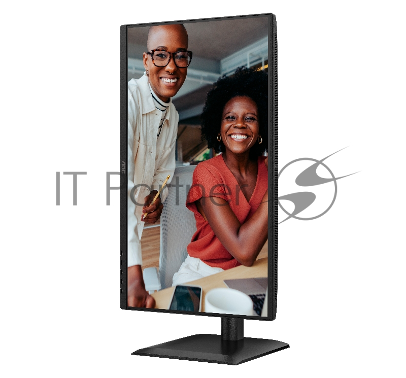 Монитор 23.8 AOC 24E4CV IPS 1920x1080, 120 Гц, 4 мс, 16:9, 300 кд/м², HDMI, DP 1.4, USB-C (90 Вт), 4xUSB 3.2, 3.5 Jack, USB Hub (4x USB 3.2), HDR10, Adaptive-Sync, черный