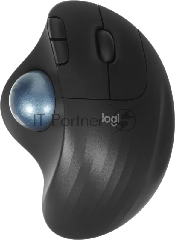 Трекбол Logitech M575S черный оптическая 2000dpi беспров. BT/Radio USB2.0 (910-007035)
