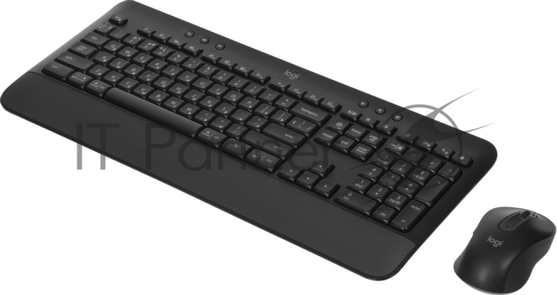 Клавиатура + мышь Logitech MK650 COMBO FOR BUSINESS клав:графитовый мышь:черный/серый USB беспроводная Bluetooth/Радио (920-011013)