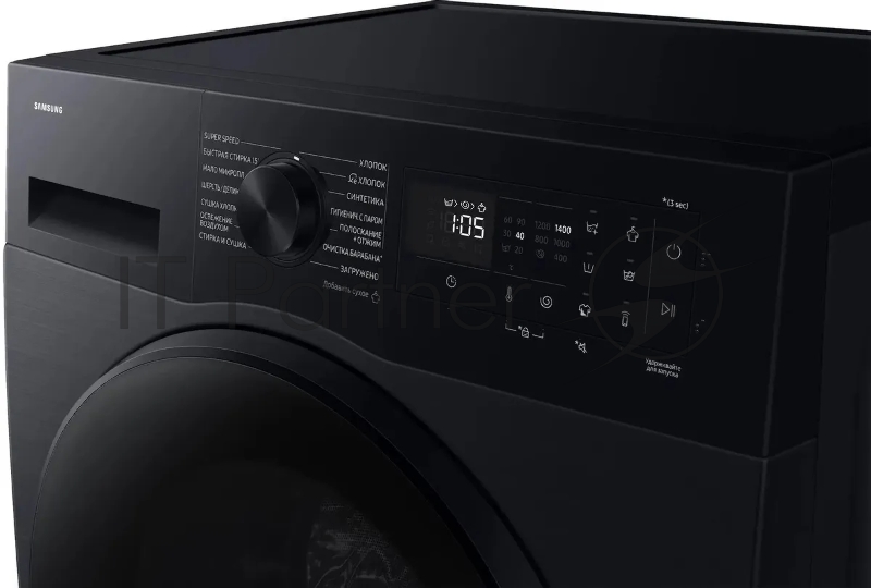 Стиральная машина Samsung WD90DG5G34BBLP загр.фронтальная макс.:9кг (с сушкой) черный