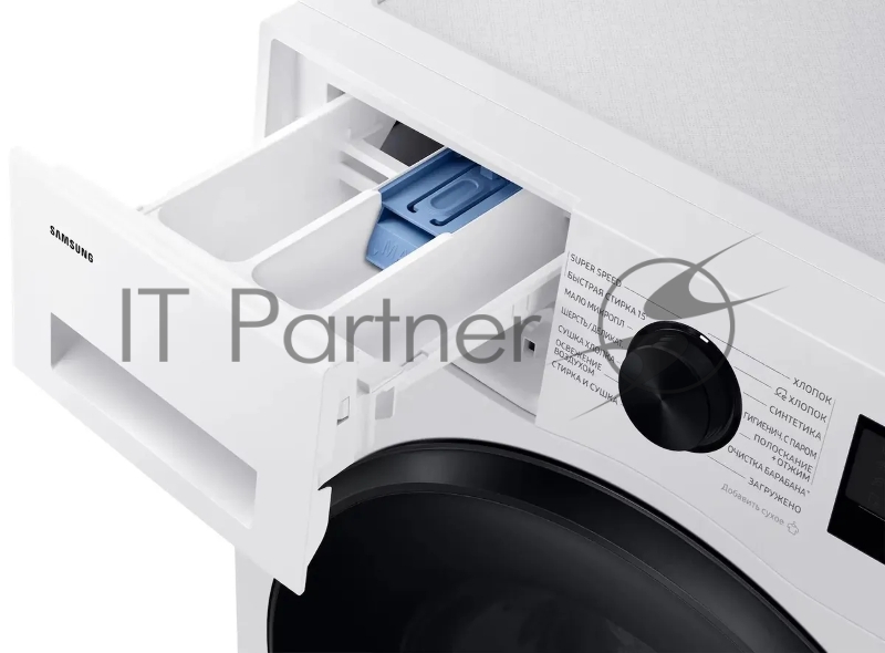 Стиральная машина Samsung WD90DG5G34BELP загр.фронтальная макс.:9кг (с сушкой) белый