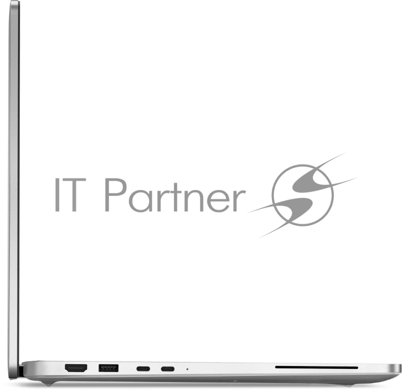 Ноутбук Dell Pro 16 Plus Core Ultra 5 235U 16Gb SSD1Tb Intel Graphics 16 WVA FHD+ (1920x1200) Linux grey WiFi BT Cam (PRO16PL-5613)