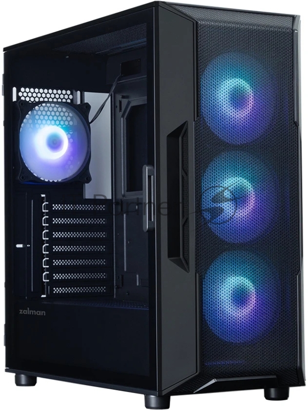 Корпус ZALMAN MidiTower I3 NEO ARGB V2 black (ATX, без БП, 2xUSB3.0, 4x120mm ARGB) (Zalman i3 NEO ARGB V2 Black)