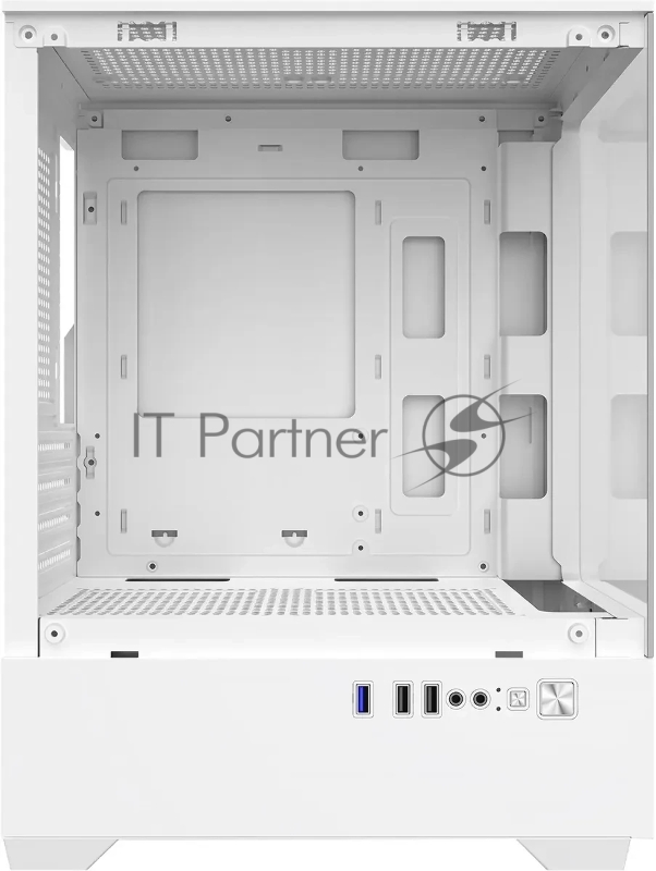 Корпус Bloody CC-125 белый без БП mATX 5x120mm 2xUSB2.0 1xUSB3.0 audio bott PSU