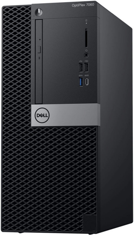 Компьютер Dell OptiPlex 7060 MT 7060-6146 (Core i7 8700-3.20ГГц, 16ГБ, 256ГБ+1ТБ, RX550, DVDRW, LAN, W10 Pro) + клавиатура + мышь
