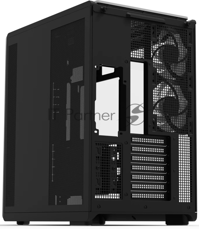 Компьютерный корпус ZALMAN MidTower P60 black (ATX, без БП, 2xUSB 3.0+USB Type C, 5x120mm ARGB ) (Zalman P60 Black)