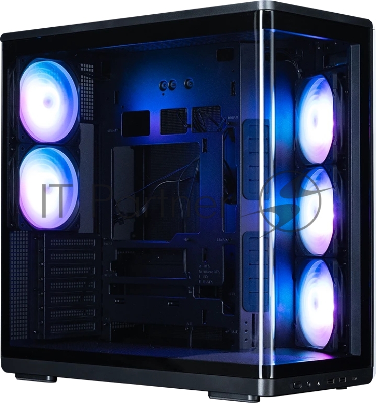 Компьютерный корпус ZALMAN MidTower P60 black (ATX, без БП, 2xUSB 3.0+USB Type C, 5x120mm ARGB ) (Zalman P60 Black)