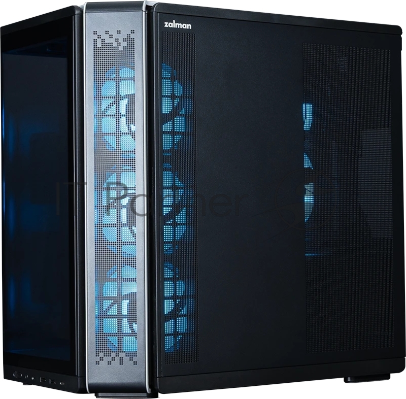Компьютерный корпус ZALMAN MidTower P60 black (ATX, без БП, 2xUSB 3.0+USB Type C, 5x120mm ARGB ) (Zalman P60 Black)