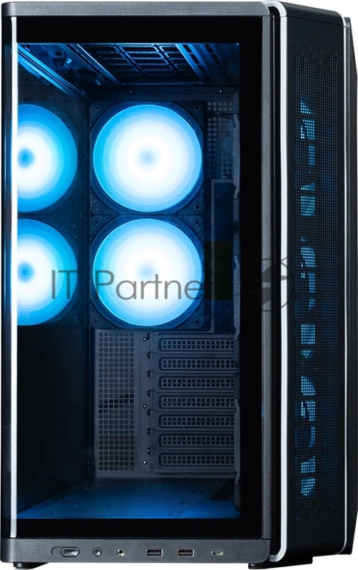 Компьютерный корпус ZALMAN MidTower P60 black (ATX, без БП, 2xUSB 3.0+USB Type C, 5x120mm ARGB ) (Zalman P60 Black)