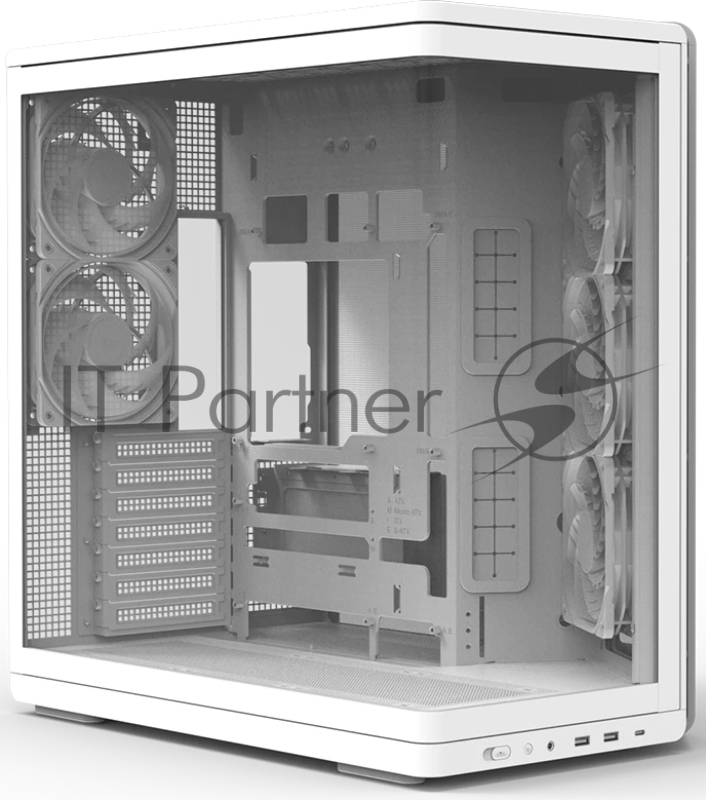 Компьютерный корпус ZALMAN MidTower P60 White (ATX, без БП, 5x120mm ARGB fans, 1xUSB Type C, 2xUSB 3.0) (Zalman P60 White)