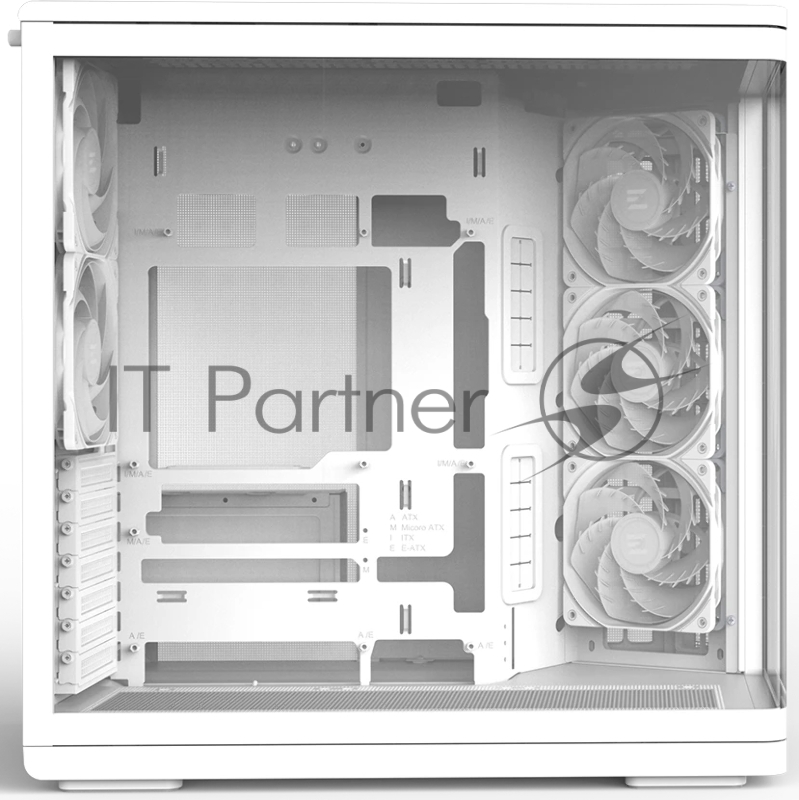 Компьютерный корпус ZALMAN MidTower P60 White (ATX, без БП, 5x120mm ARGB fans, 1xUSB Type C, 2xUSB 3.0) (Zalman P60 White)