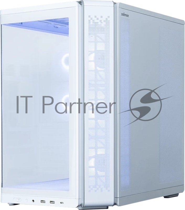 Компьютерный корпус ZALMAN MidTower P60 White (ATX, без БП, 5x120mm ARGB fans, 1xUSB Type C, 2xUSB 3.0) (Zalman P60 White)