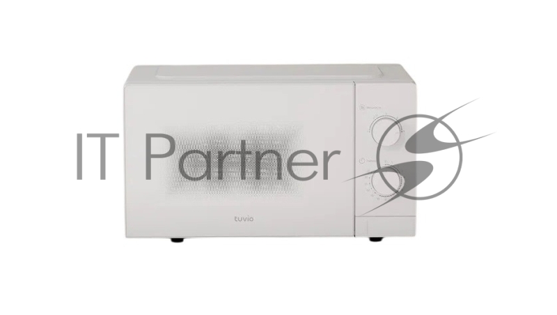 Микроволновая печь Tuvio MW02WB, 20л с регулировкой мощности и таймером белая
