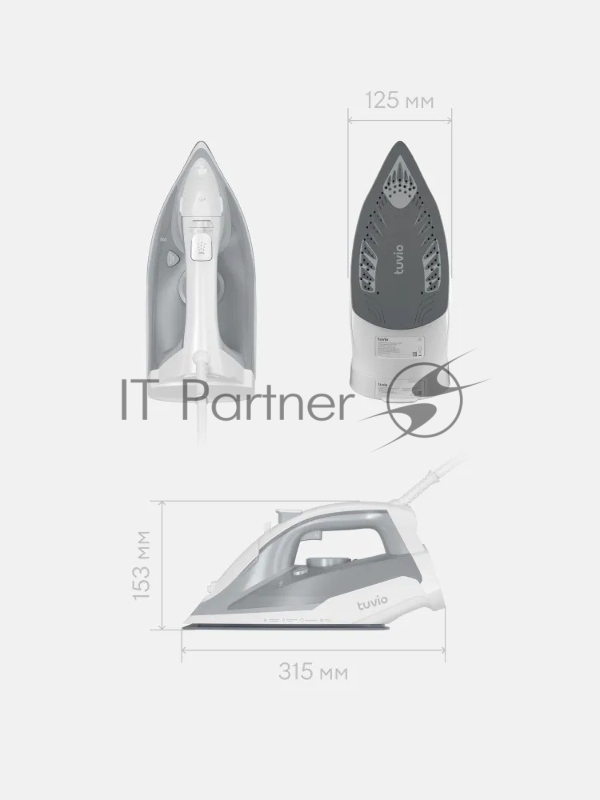 Утюг Tuvio TVC02I беспроводной, с автоотключением, паровой удар 145 г/мин