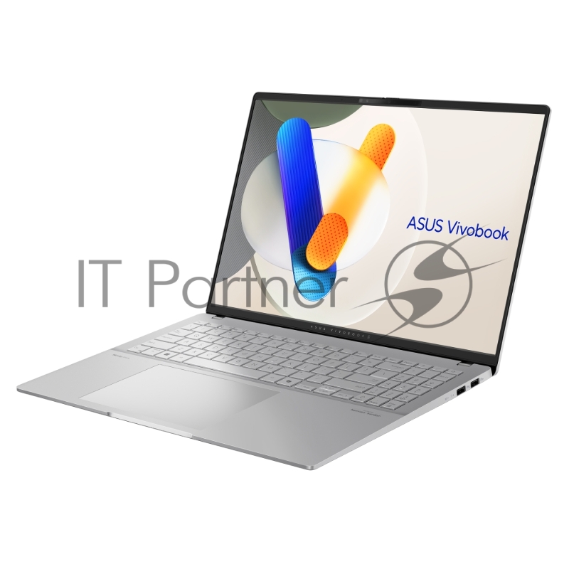 Ноутбук ASUS M5606K (M5606KA-RI035) 16/3K/OLED/600N/120Hz/Ryzen AI 7 350/24GB/SSD1TB/AMD Radeon/Backlit/DOS/Cool Silver (90NB1593-M00160)