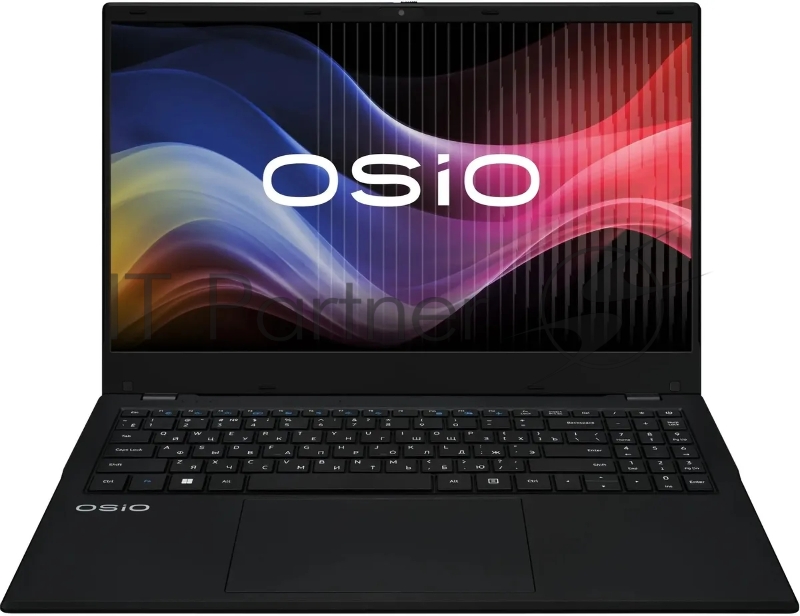 Ноутбук Osio BaseLine B150i-009b N-series N200 8Gb SSD512Gb Intel UHD Graphics 15.6 IPS FHD (1920x1080) без ОС black WiFi BT Cam 5000mAh