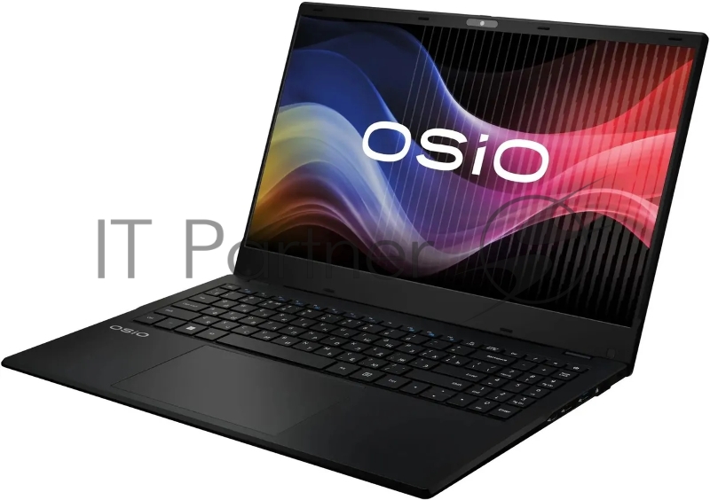 Ноутбук Osio BaseLine B150i-009b N-series N200 8Gb SSD512Gb Intel UHD Graphics 15.6 IPS FHD (1920x1080) без ОС black WiFi BT Cam 5000mAh