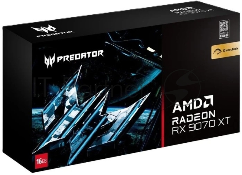 Видеокарта Acer RX9070XT PREDATOR BIFROST WHITE OC 16GB GDDR6 256bit 3xDP HDMI 3FAN RTL