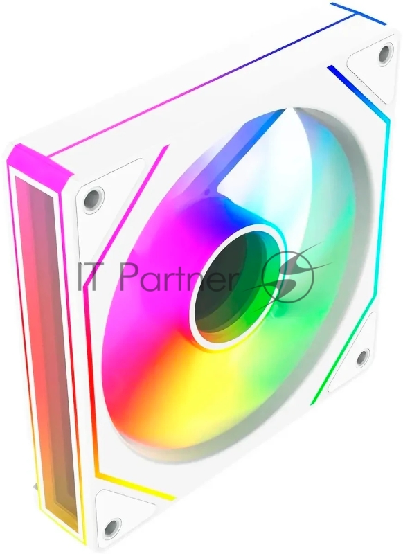 Вентилятор для корпуса Bloody CF-11 LCD ARGB 120х120x25 белый 4-pin 32дБ (упак.:1шт) (CF-11-ARGB120-WH) Ret