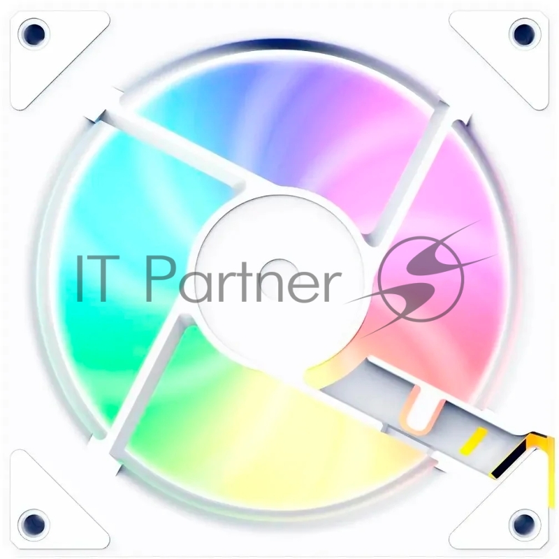 Вентилятор для корпуса Bloody CF-11 LCD ARGB 120х120x25 белый 4-pin 32дБ (упак.:1шт) (CF-11-ARGB120-WH) Ret