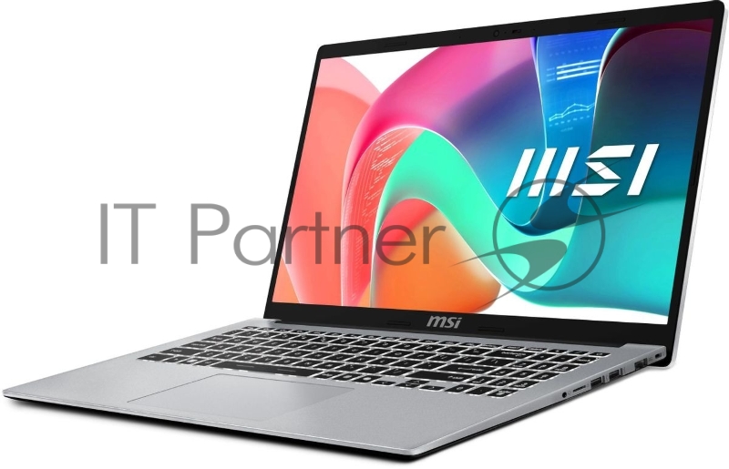 Ноутбук MSI Modern 15 F1MG-875XRU Core 5 120U 16Gb SSD1Tb Intel Graphics 15.6 IPS FHD (1920x1080) FreeDOS silver WiFi BT Cam (9S7-15S112-875)