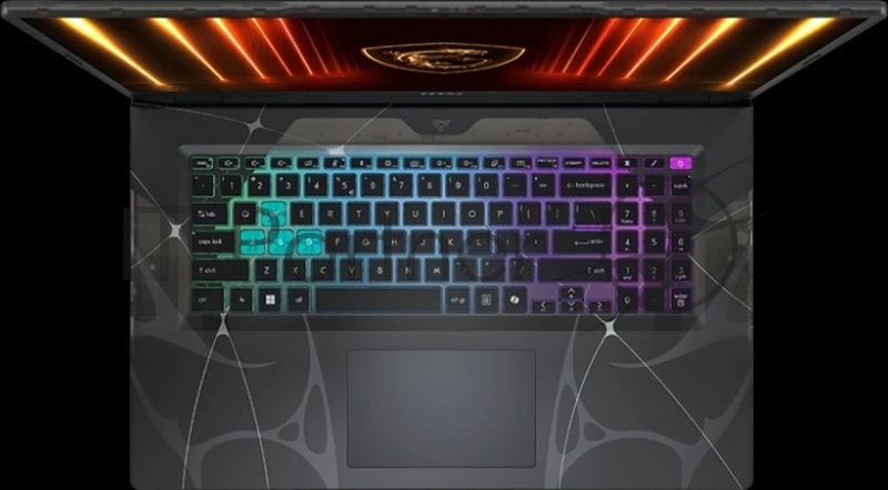 Ноутбук MSI Cyborg 17 B13WGKG Core i7-13620H 17.3 FHD (1920*1080),144Hz DDR5 32GB (16GB*2),1TB SSD,NV RTX 5070 (8GB GDDR7),55.2Whr,2,5kg,DOS,1y,Tr Black