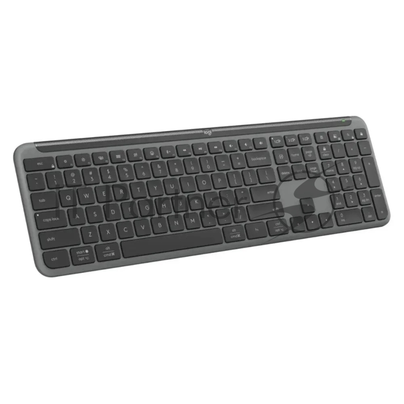 Клавиатура Logitech K950 черный USB беспроводная BT/Radio slim (920-012434)